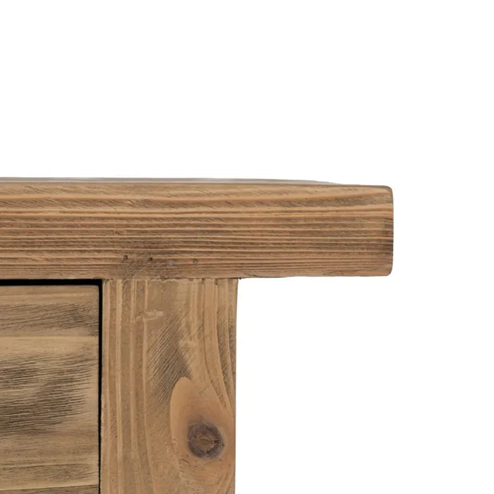 NATURAL PINE WOOD CONSOLE ENTRANCE 170 X 45 X 91 CM