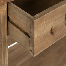 Cargar imagen en el visor de la galería, NATURAL PINE WOOD CONSOLE ENTRANCE 130 X 45 X 85 CM