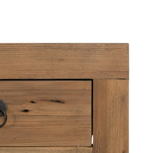 Load image into Gallery viewer, NATURAL PINE WOOD CONSOLE ENTRANCE 130 X 45 X 85 CM