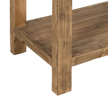 Cargar imagen en el visor de la galería, NATURAL PINE WOOD CONSOLE ENTRANCE 130 X 45 X 85 CM