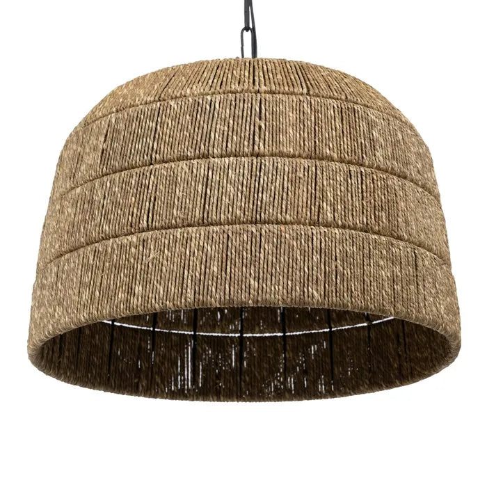 CEILING LAMP NATURAL FIBER LIGHTING 51 X 51 X 39 CM