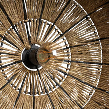 Cargar imagen en el visor de la galería, CEILING LAMP NATURAL FIBER LIGHTING 51 X 51 X 39 CM