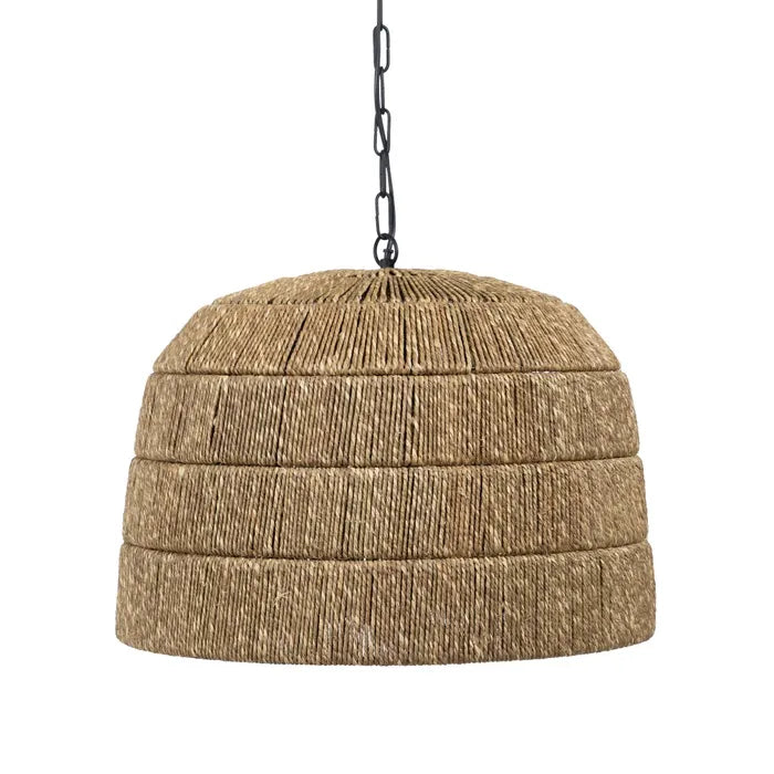 CEILING LAMP NATURAL FIBER LIGHTING 51 X 51 X 39 CM