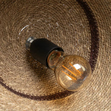 Carica l&#39;immagine nel visualizzatore di Gallery, CEILING LAMP NATURAL FIBER LIGHTING 41 X 41 X 22 CM