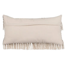 Load image into Gallery viewer, BEIGE-BLACK COTTON CUSHION 30 X 60 CM