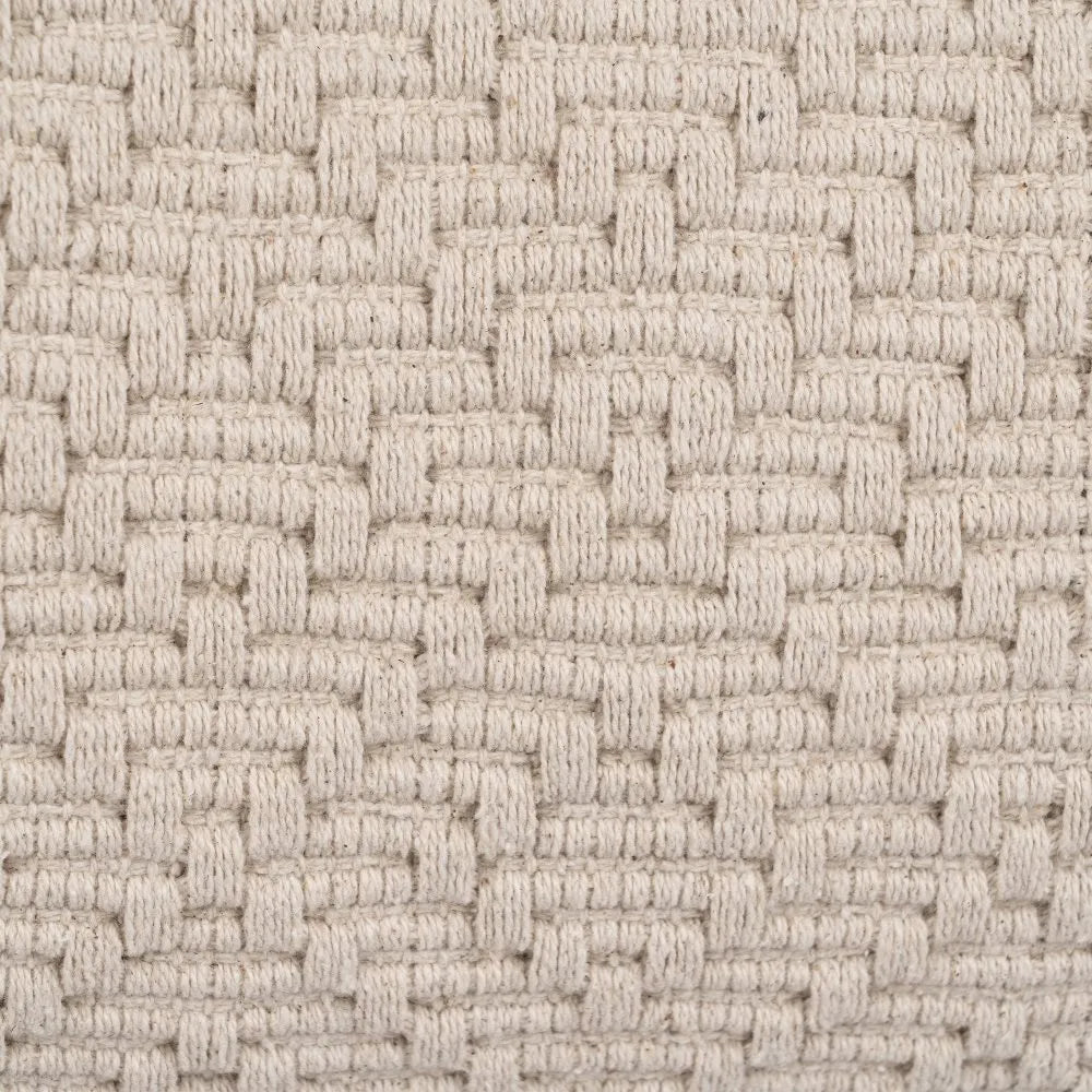 CUSHION BEIGE COTTON 30 X 60 CM