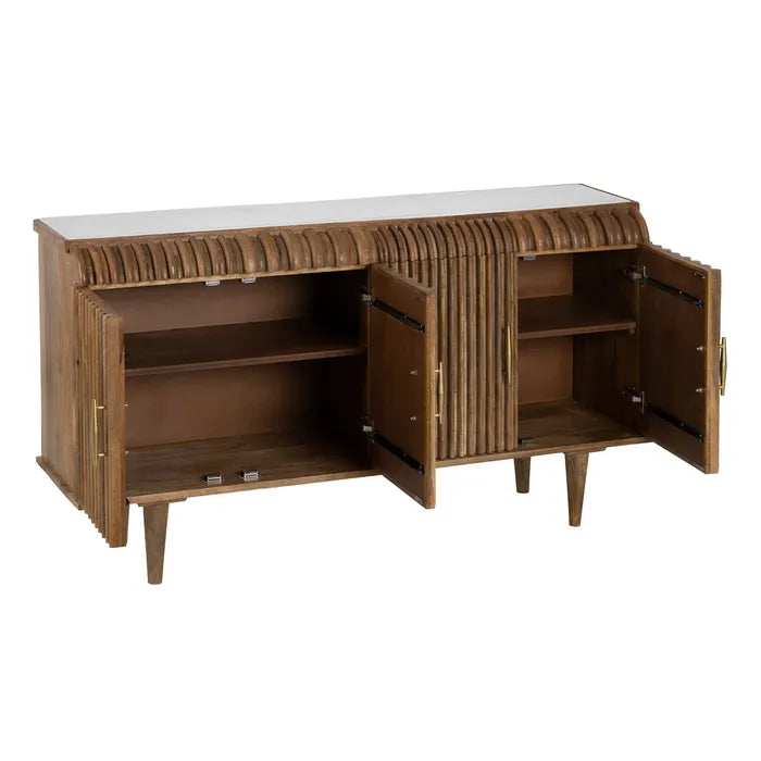 NATURAL SIDEBOARD MANGO WOOD  152 X 40 X 84.50 CM