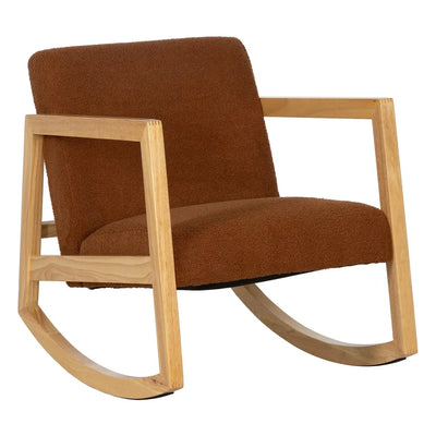 ROCKING CHAIR BROWN 60 X 83 X 72 CM