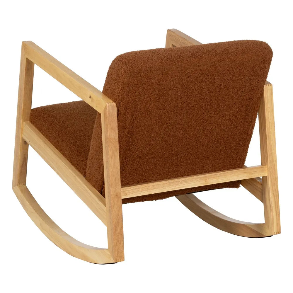 ROCKING CHAIR BROWN 60 X 83 X 72 CM