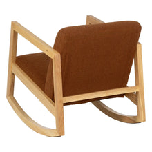 Cargar imagen en el visor de la galería, ROCKING CHAIR BROWN 60 X 83 X 72 CM