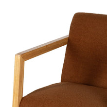 Carica l&#39;immagine nel visualizzatore di Gallery, ROCKING CHAIR BROWN 60 X 83 X 72 CM