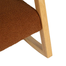 Cargar imagen en el visor de la galería, ROCKING CHAIR BROWN 60 X 83 X 72 CM