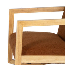 Load image into Gallery viewer, ROCKING CHAIR BROWN 60 X 83 X 72 CM