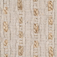 Cargar imagen en el visor de la galería, CARPET NATURAL-WHITE YUTE-COTTON 160 X 230 CM