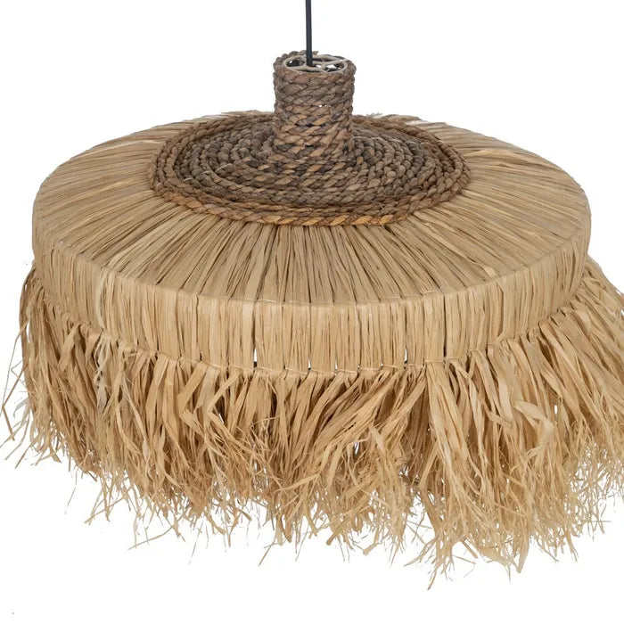 CEILING LAMP NATURAL FIBER LIGHTING 50 X 50 X 35 CM