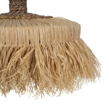 Carica l&#39;immagine nel visualizzatore di Gallery, CEILING LAMP NATURAL FIBER LIGHTING 50 X 50 X 35 CM