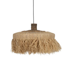 Carica l&#39;immagine nel visualizzatore di Gallery, CEILING LAMP NATURAL FIBER LIGHTING 50 X 50 X 35 CM