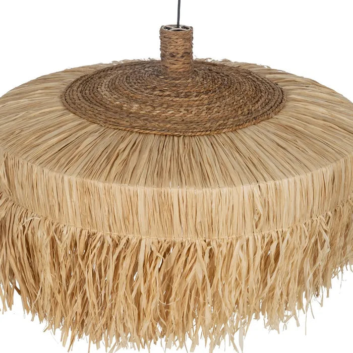 CEILING LAMP NATURAL FIBER LIGHTING 80 X 80 X 45 CM