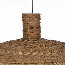 Laden Sie das Bild in den Galerie-Viewer, CEILING LAMP NATURAL FIBER LIGHTING 80 X 80 X 45 CM