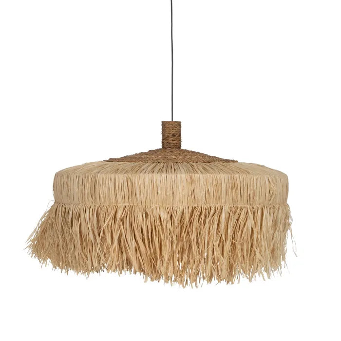 CEILING LAMP NATURAL FIBER LIGHTING 80 X 80 X 45 CM