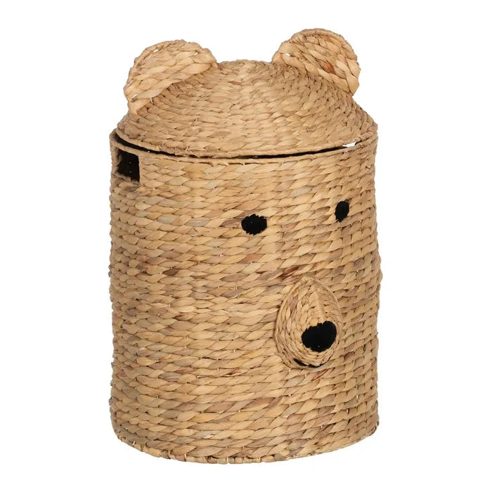 CHILDREN'S BASKET NATURAL FIBER DECORATION 39 X 39 X 60 CM