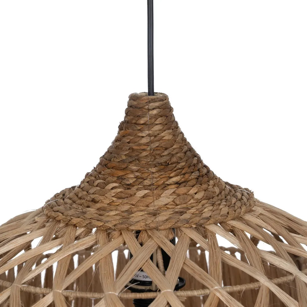 CEILING LAMP NATURAL FIBER LIGHTING 50 X 50 X 45 CM