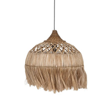 Carica l&#39;immagine nel visualizzatore di Gallery, CEILING LAMP NATURAL FIBER LIGHTING 50 X 50 X 45 CM