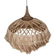 Charger l&#39;image dans la galerie, CEILING LAMP NATURAL FIBER LIGHTING 80 X 80 X 62 CM