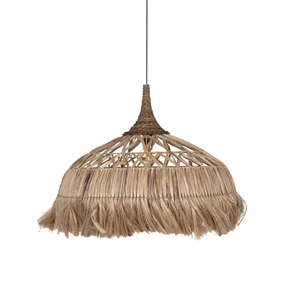 CEILING LAMP NATURAL FIBER LIGHTING 80 X 80 X 62 CM