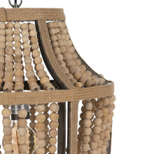 Carica l&#39;immagine nel visualizzatore di Gallery, CEILING LAMP BEADING NATURAL WAY 44 X 43 X 72 CM