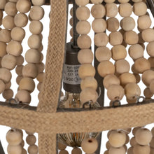 Carica l&#39;immagine nel visualizzatore di Gallery, CEILING LAMP BEADING NATURAL WAY 44 X 43 X 72 CM