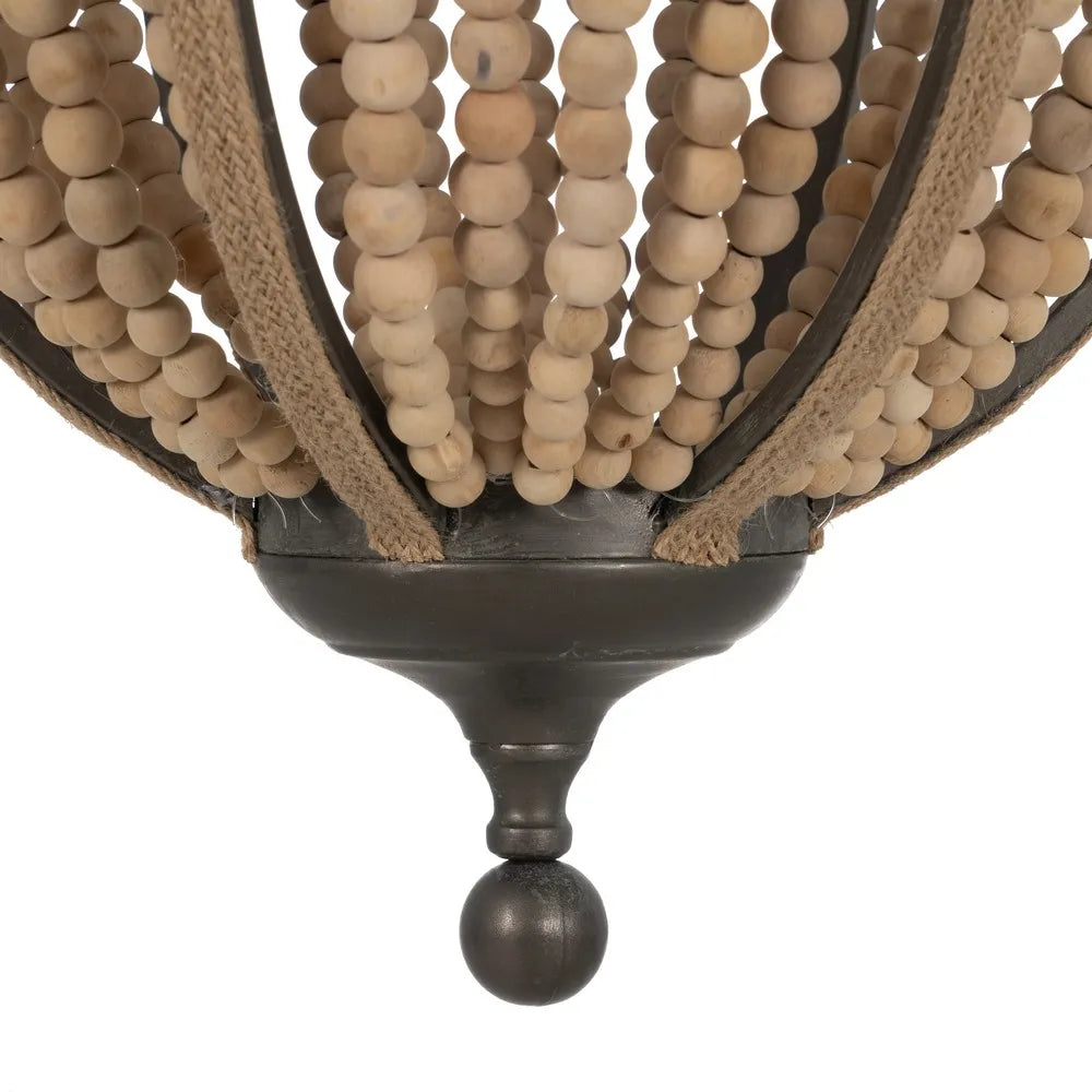 CEILING LAMP BEADING NATURAL WAY 44 X 43 X 72 CM