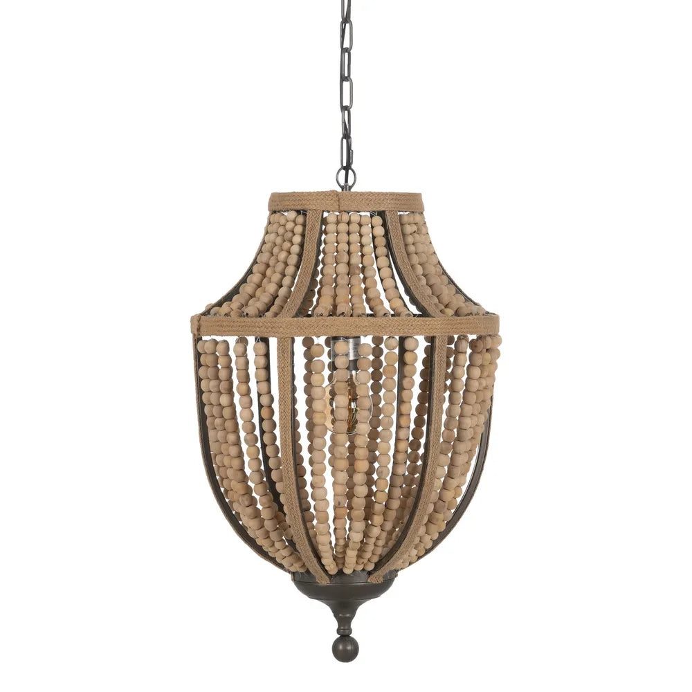 CEILING LAMP BEADING NATURAL WAY 44 X 43 X 72 CM