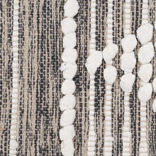 Carica l&#39;immagine nel visualizzatore di Gallery, CARPET GREY-WHITE POLYESTER-COTTON 120 X 180 CM