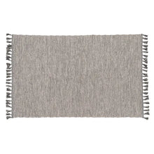 Laden Sie das Bild in den Galerie-Viewer, CARPET GREY POLYESTER-COTTON DECORATION 120 X 180 CM