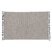 Load image into Gallery viewer, CARPET GREY POLYESTER-COTTON DECORATION 80 X 150 CM