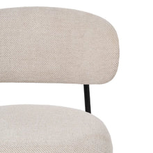 Cargar imagen en el visor de la galería, CHAIR CREAM FABRIC-METAL ROOM 50 X 54 X 73,50 CM