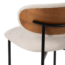 Cargar imagen en el visor de la galería, CHAIR CREAM FABRIC-METAL ROOM 50 X 54 X 73,50 CM