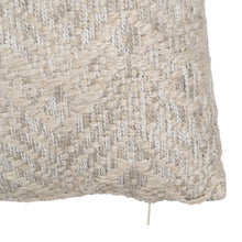 Carica l&#39;immagine nel visualizzatore di Gallery, GREY LINEN-COTTON CUSHION 50 X 30 CM