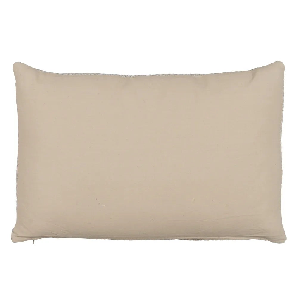 CUSHION GREY LINEN-COTTON 60 X 40 CM