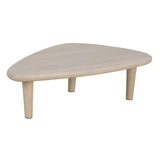 TABLE WHITE MANGO WOOD-MDF 110 X 64 X 34 CM