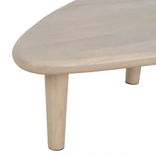 Load image into Gallery viewer, TABLE WHITE MANGO WOOD-MDF 110 X 64 X 34 CM