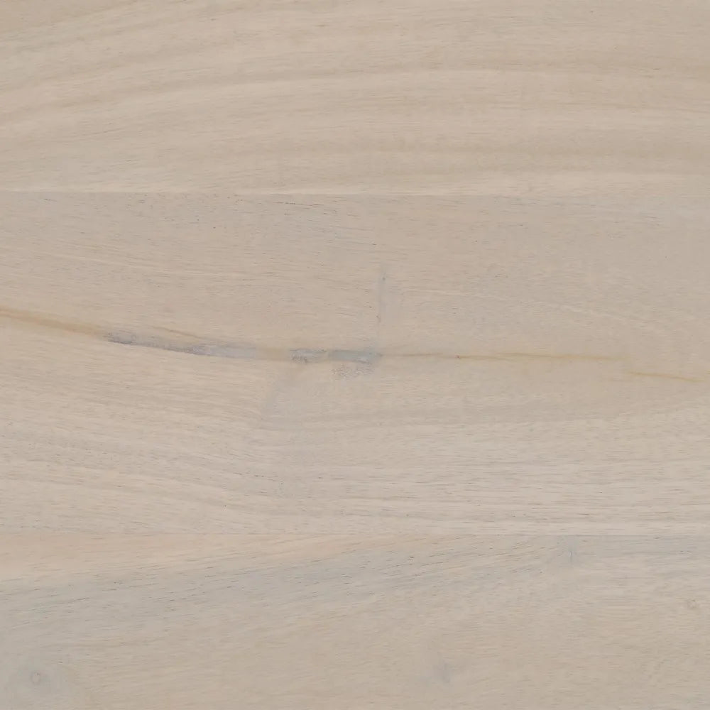 TABLE WHITE MANGO WOOD-MDF 110 X 64 X 34 CM