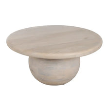 Carica l&#39;immagine nel visualizzatore di Gallery, TABLE WHITE WOOD ROOM 75 X 75 X 35 CM