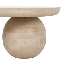 Laden Sie das Bild in den Galerie-Viewer, TABLE WHITE MANGO WOOD 107 X 71 X 38 CM