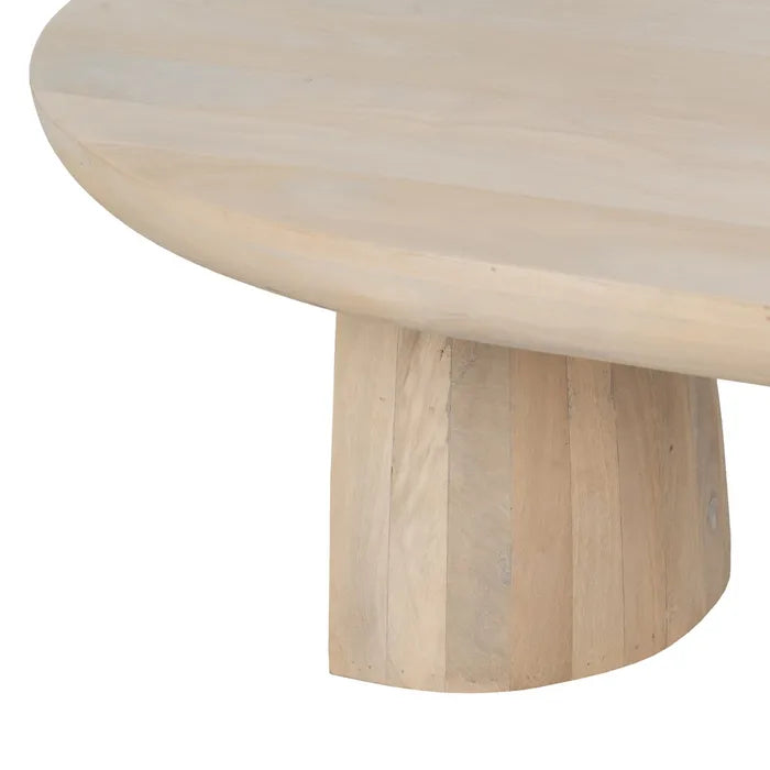 TABLE WHITE MANGO WOOD 107 X 71 X 38 CM