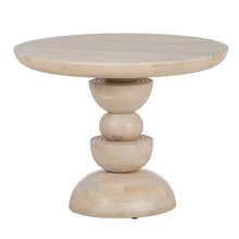 Cargar imagen en el visor de la galería, DINING TABLE WHITE MANGO WOOD 100 X 100 X 77 CM