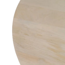 Carica l&#39;immagine nel visualizzatore di Gallery, DINING TABLE WHITE MANGO WOOD 100 X 100 X 77 CM