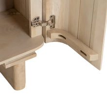 Carica l&#39;immagine nel visualizzatore di Gallery, WHITE MANGO WOOD TV CABINET 140 X 40 X 58 CM