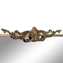 Carica l&#39;immagine nel visualizzatore di Gallery, MIRROR AGED GOLD METAL-GLASS DECORATION 62 X 16 X 65 CM